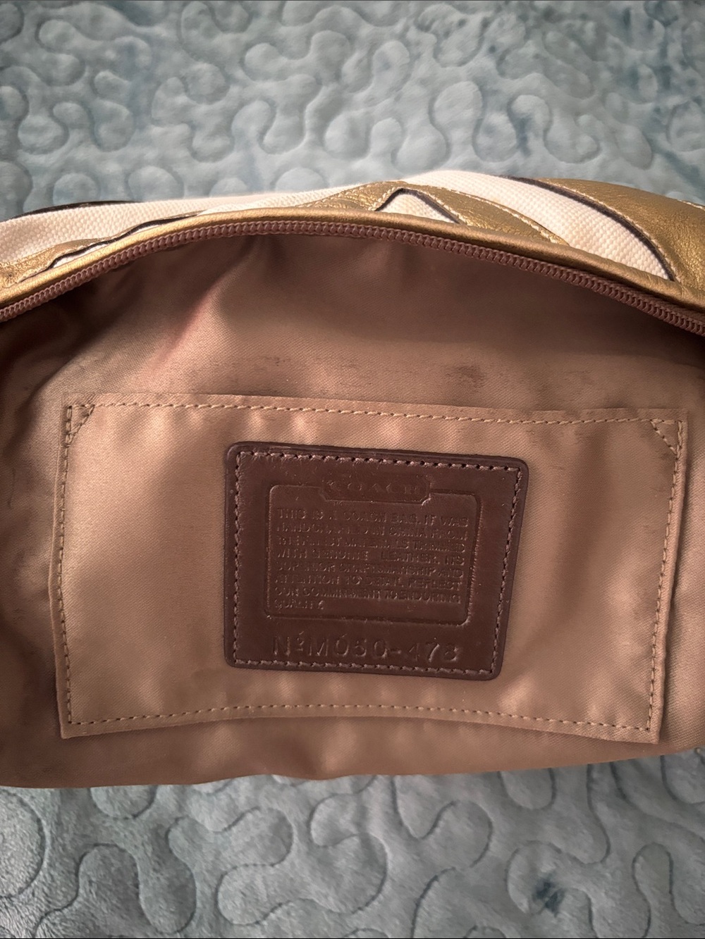 Coach vintage Canvas gold zebra Y2K? - Picture 8 of 16